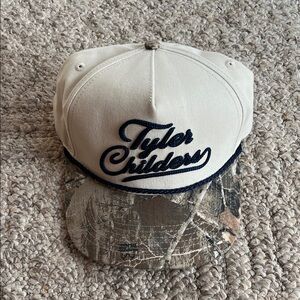 Tyler Childers Cream and Camouflage Cap NWOT